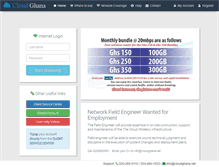 Tablet Screenshot of cloudghana.net